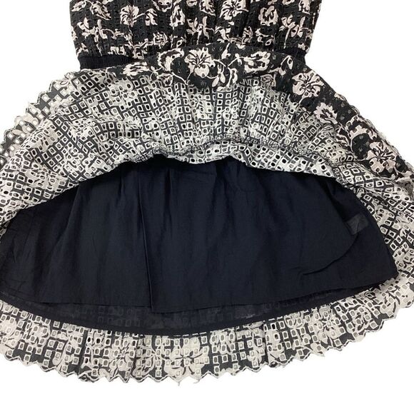 RAMY BROOK Size L NWT Boone Printed Floral Mini Drop Waist Cotton Printed Dress - Picture 14 of 15